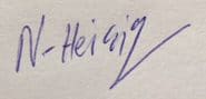 Namkang Heisig Unterschrift